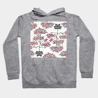 fuchsia Bonsai Hoodie